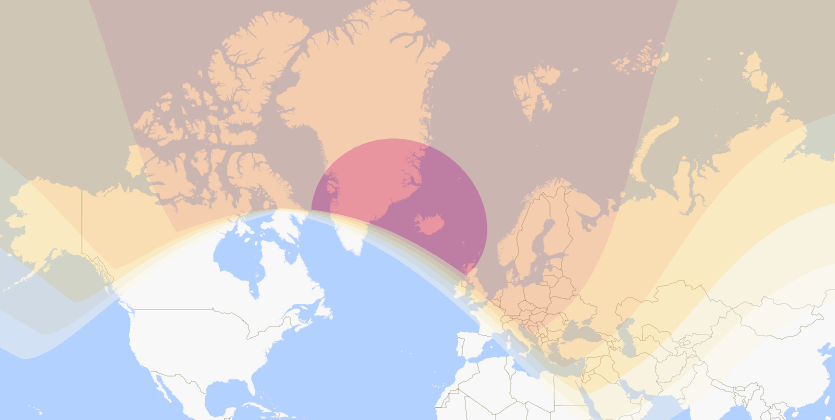 Click for interactive map of the May 30/31, 2003 Eclipse Eclipse Path For May 30/31, 2003 Eclipse