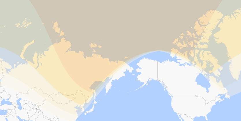 Click for interactive map of the August 11, 2018 Eclipse Eclipse Path For August 11, 2018 Eclipse