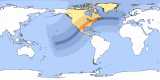 Map of the 20240408 Total Solar Eclipse