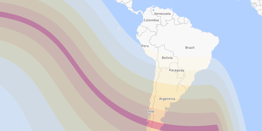Click for interactive map of the October 2, 2024 Eclipse Eclipse Path For October 2, 2024 Eclipse