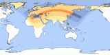 Map of the 20300601 Annular Solar Eclipse