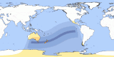 Map of the 20350309 Annular Solar Eclipse