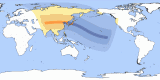 Map of the 20350902 Total Solar Eclipse