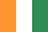 Flagge von Elfenbeinküste (Côte d'Ivoire)