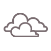 Low clouds.