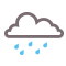 Rain. Low clouds.