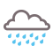 Lots of rain.