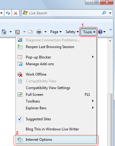 enabling cookies internet explorer 8