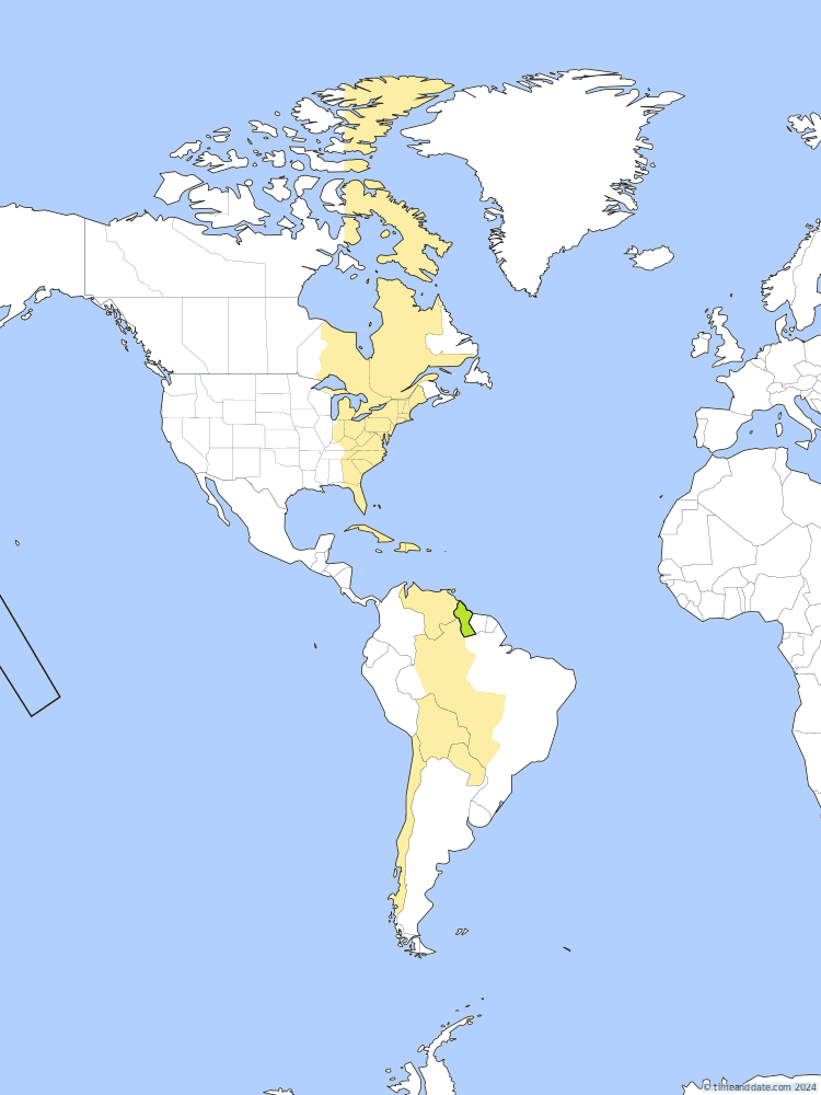 Tidssone kart av GYT