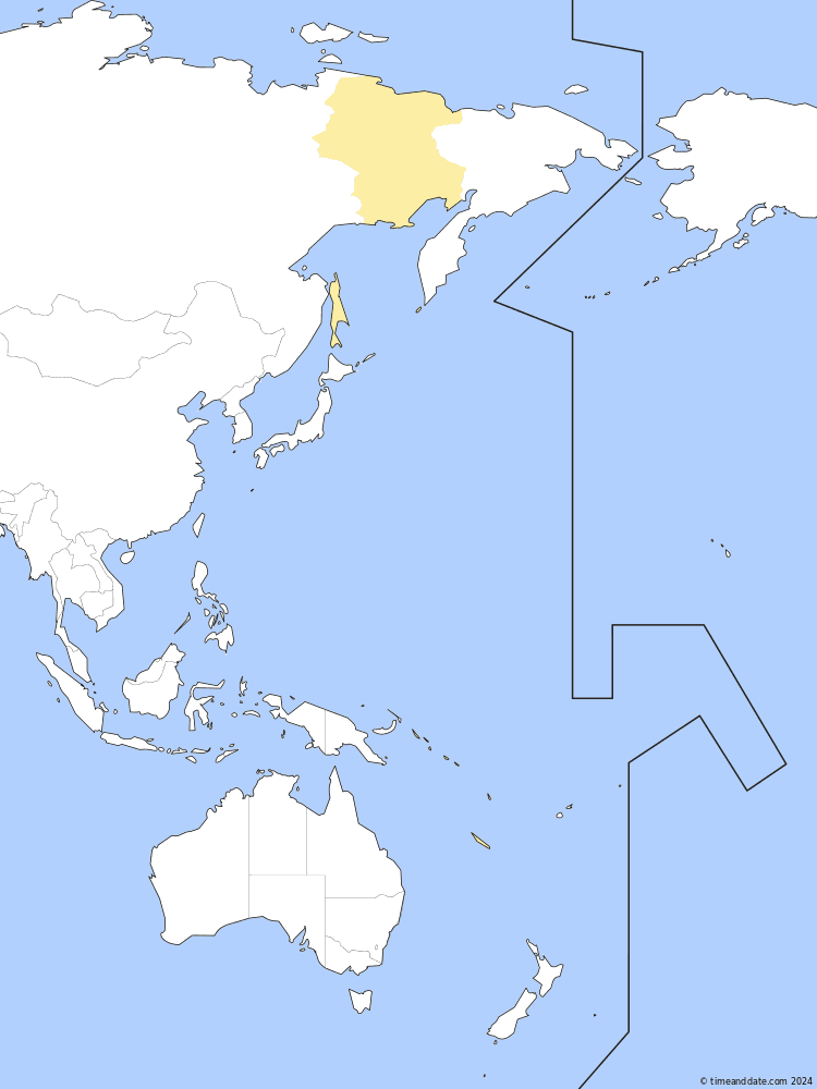 Tidssone kart av NFT