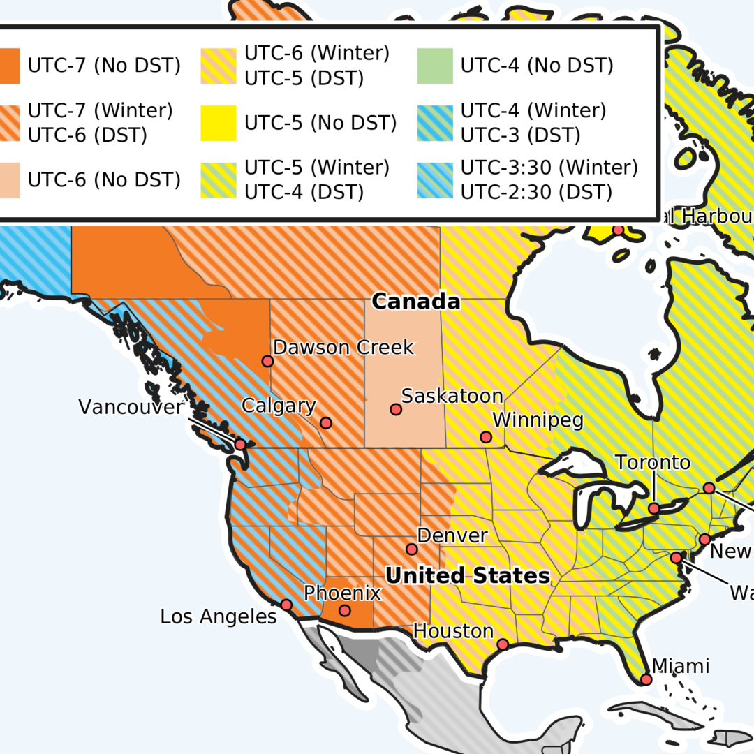 Time Zone Map Usa Canada Mexico Get Latest Map Update