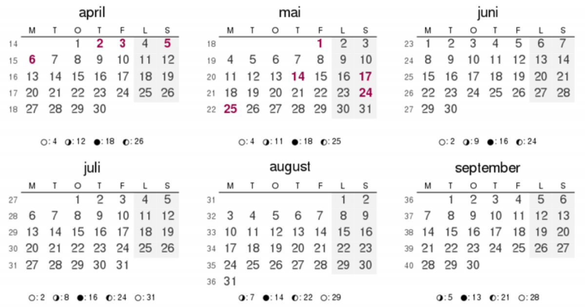kalender 2020 med uker