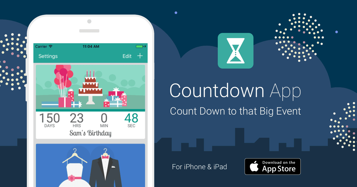 Countdown App by for iPhone & iPad