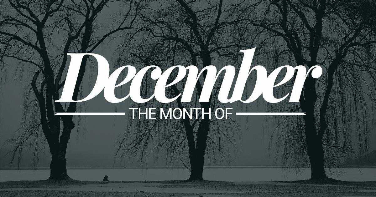 Résultat de recherche d'images pour "the month of december"