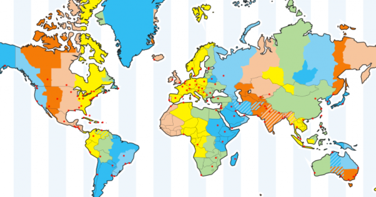 World Map Time Zones Pdf