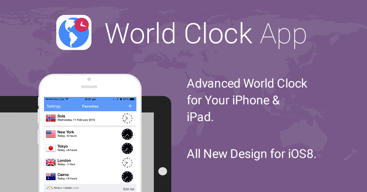 World Clock App by Support