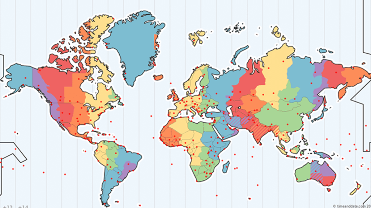 us time zone map hour difference