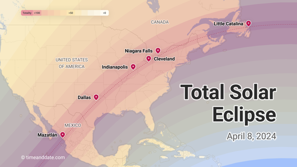 The 7 Best Places to See the 2024 Total Solar Eclipse