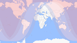 Map of Partial Lunar Eclipse on November 18–19, 2021