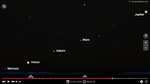 An image from our Night Sky Map showing all five naked-eye planets