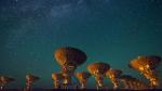 Radio telescopes of the Very Large Array in New Mexico, USA.