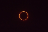 An image of the December 2019 annular solar eclipse, as seen from Malaysia