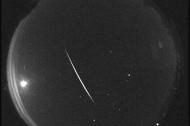 Image of a meteor from the Quadrantids.
