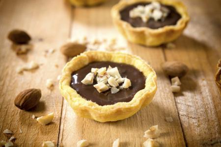 Chocolate pecan pie.