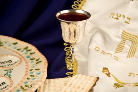 Typical items seen during Passover