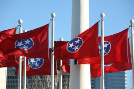 Statehood day Tennessee flag
