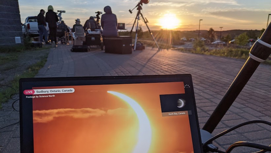 how to see the eclipse on you laptop