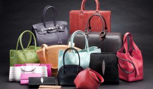 Beautiful leather bags.