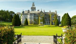 The Adare manor and gardens in Limerick, Ireland.