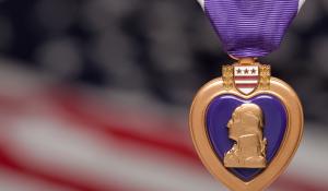 The purple heart medal is awarded to those who were wounded or killed while serving the US military.