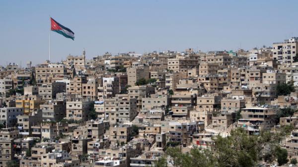 Jordan's capital, Amman, with the Raghadan Flagpole.