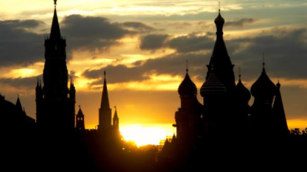 Silhouette of the Moscow Kremlin