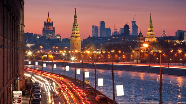 Kremlin in the Evening Moscow, Russia