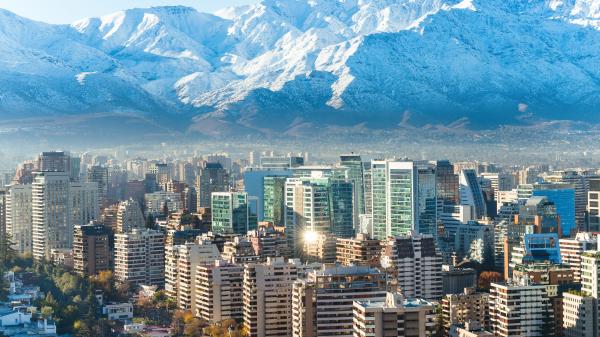 Santiago cityscape.