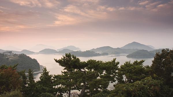 Dala Park pre-sunrise view, South Korea