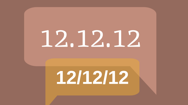 12 12 12 Special Date