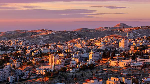 Sunrise over Bethlehem, Palestinian Territories.