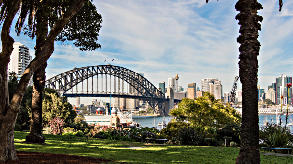 An image of Sydney Harbour Bridge in Australia