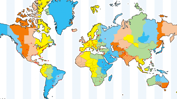 Time Zone Map