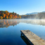 Autumn: Lake reflecting an autumn forest
