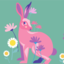 Illustration of Easter Bunny