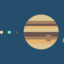 Illustration of planets in the solar system