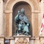 Bronze statue of Bolognese Pope Gregory XIII in Accursio Palace Bologna