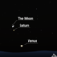 Night Sky Map showing the Moon-Saturn conjunction on January 4, 2025.