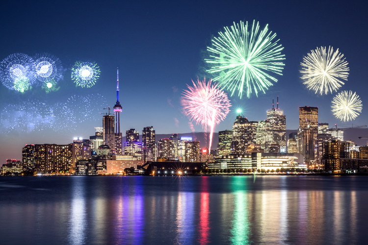 Canada New Years Eve 2025