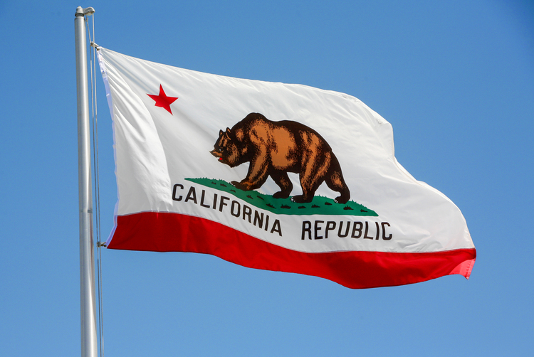 California's "Bear Flag", which flew over the White House on September 9, 1924, to honor the date of the state's admission.